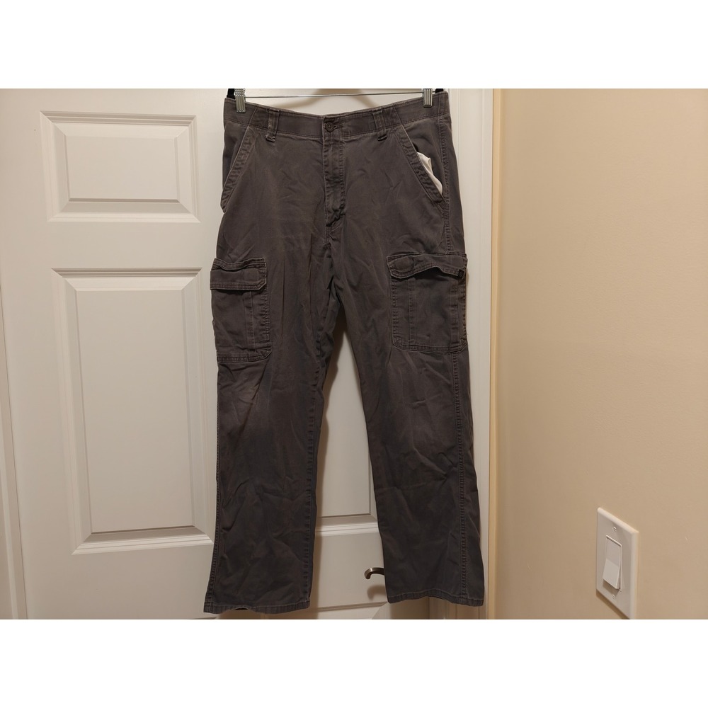 Wrangler ATG All Terrain Gear Mens Cargo Pants Charcoal Gray 34x32 112357644